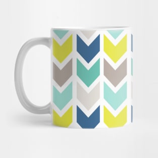 Mint Lime Tribal Arrows Pattern Indian Indigenous Mug